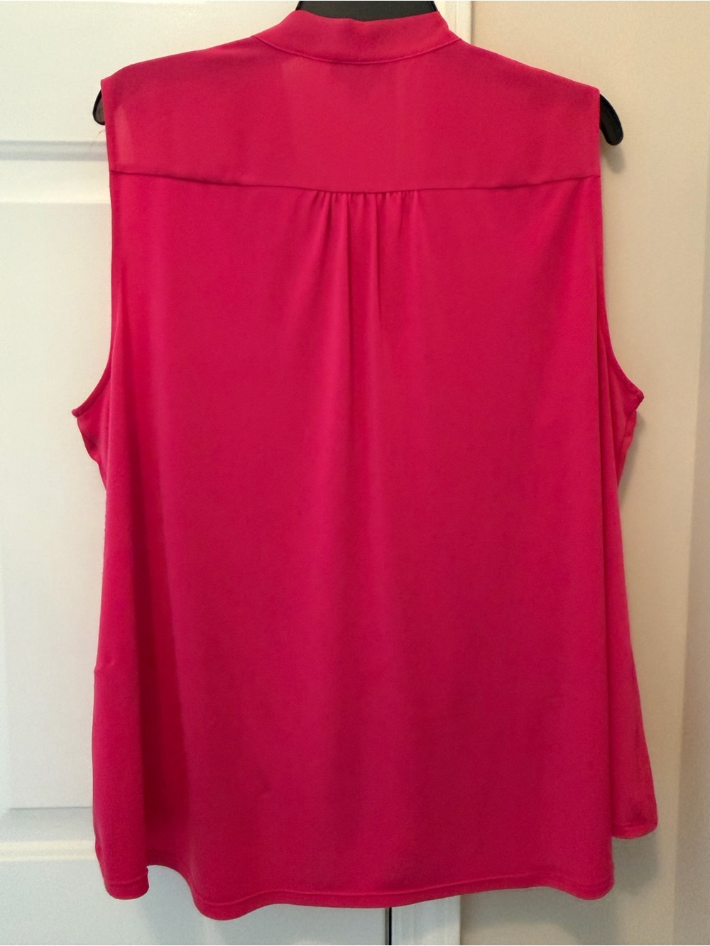 Alfani Hot Pink Sleeveless Surplice Camisole - Picture 2 of 2